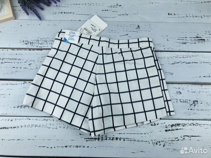 Шорты в клетку летние для девочки Mayoral