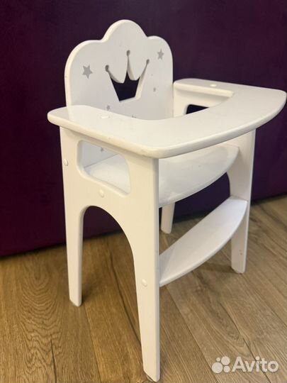 Стульчик деревянный для кормления детский