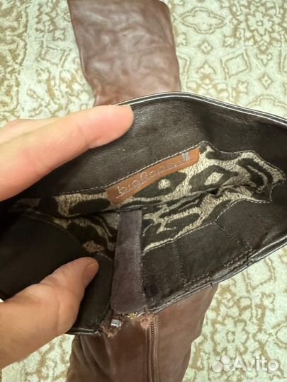 Сапоги женские натуральная кожа 37