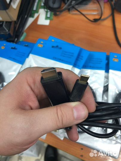 Кабель hdmi to usb type-c
