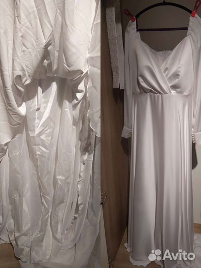 Отпаривание свадебного платья