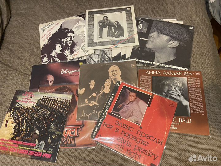 Виниловые пластинки разные