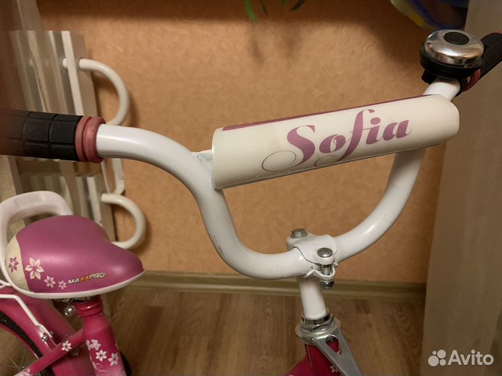 Велосипед детский 4 колесный для девочки