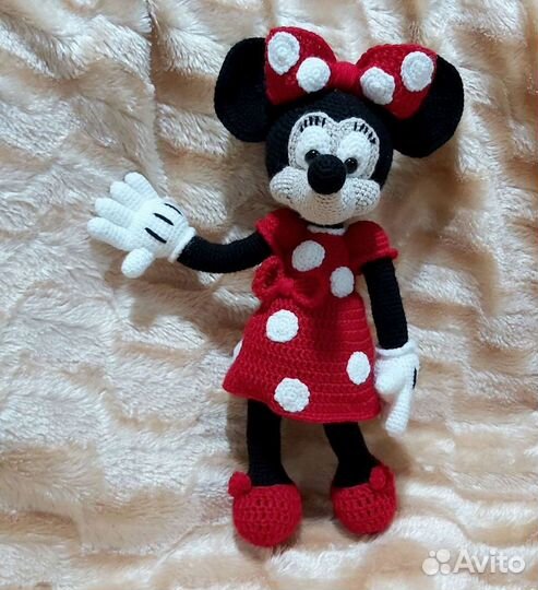 Плюшевые связаные игрушки, овощи и др