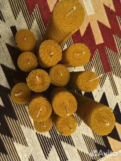 Свечи ручной работы из вощины