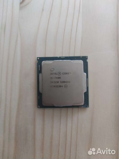 Процессор Intel core i5 7400, 4c/4t, 1151