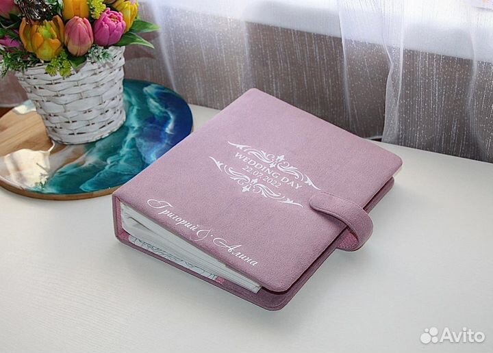 Свадебный файловый фотоальбом (ручнаяработа)