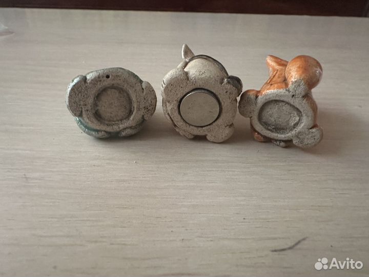 Фигурки ручная лепка забавные жители дома