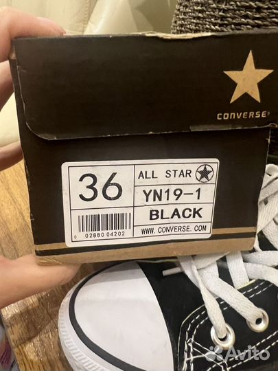 Кеды converse женские 36