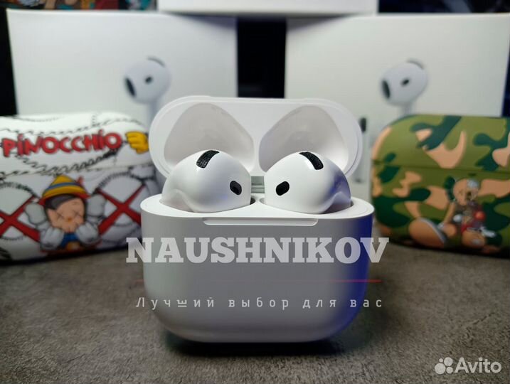 Apple AirPods 4 с шумоподавлением