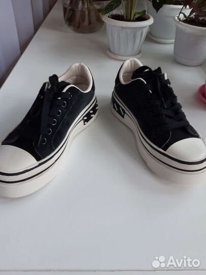 Кеды замшевые женские