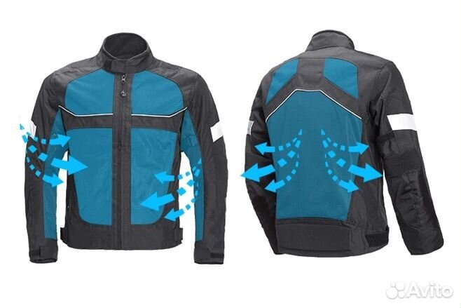 Мотокуртка летняя с защитой М, L, XL, 2XL,3XL