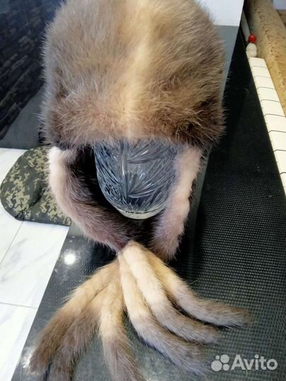 Шапка норковая эксклюзивная модель