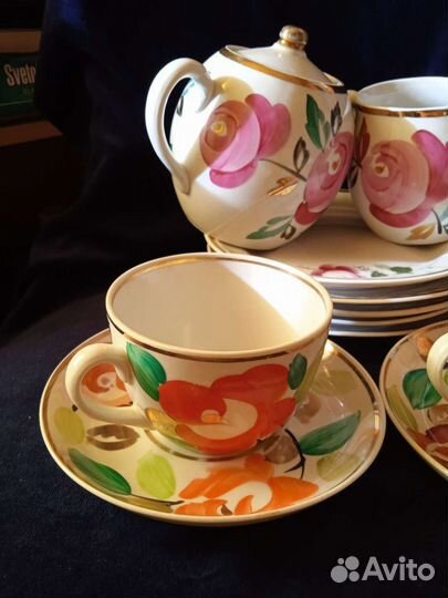 Чайный сервиз Первомайского завода