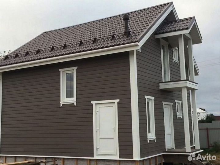 Отделка домов сайдингом