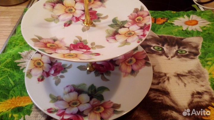 Фруктовница большая 2х ярусная