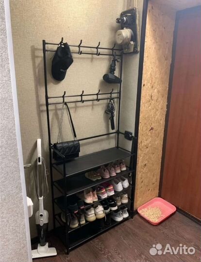 Вешалка с полками для обуви