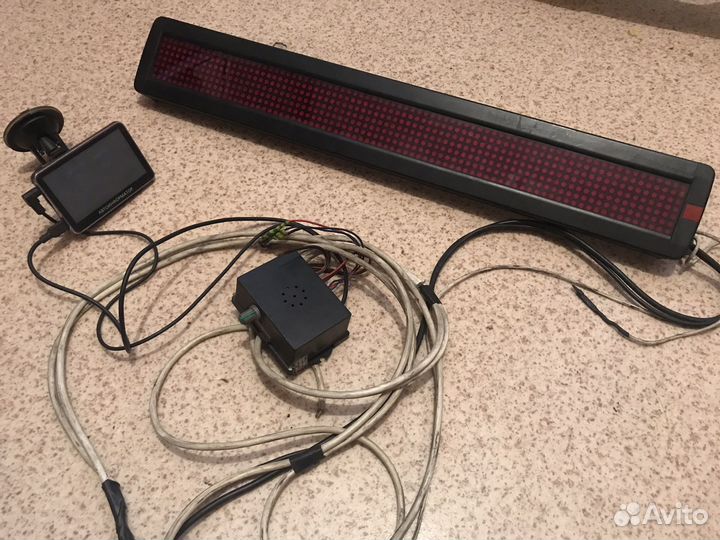 Автоинформатор бегущая строка в автобус