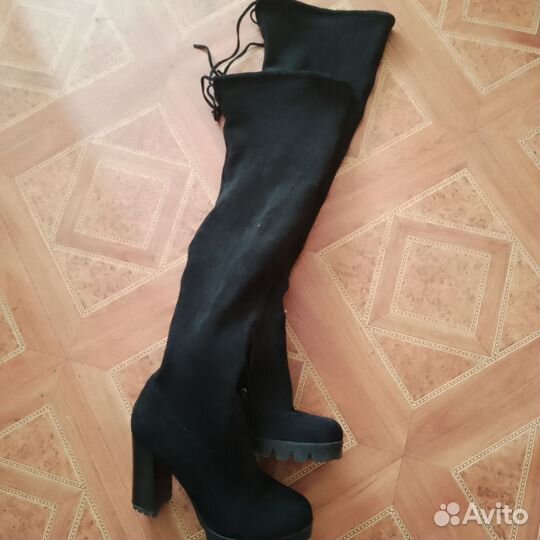 Сапоги женские ботфорты 38