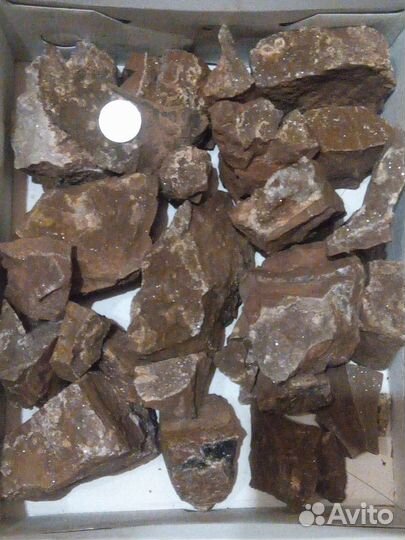 Коробка аметистов