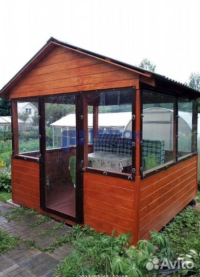 Мягкие окна для террас