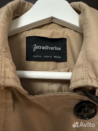 Плащ тренч stradivarius