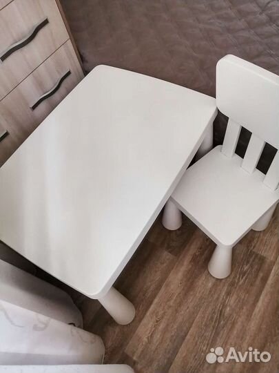 Стол и стул мамут IKEA