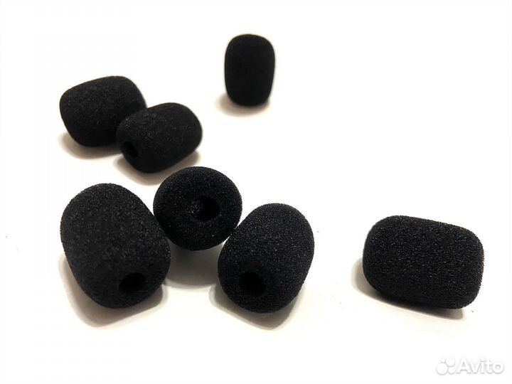 Поролон на микрофон петличный