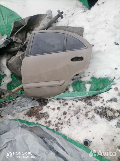 Дверь задняя левая nissan almera n16