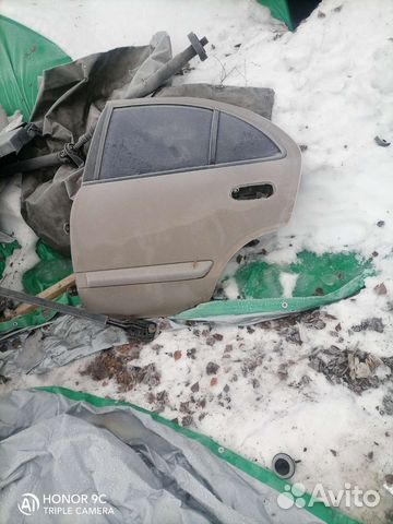 Дверь задняя левая nissan almera n16