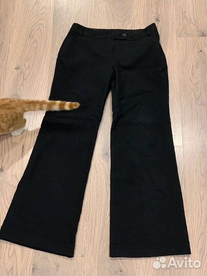 Широкие брюки, поло, футболка