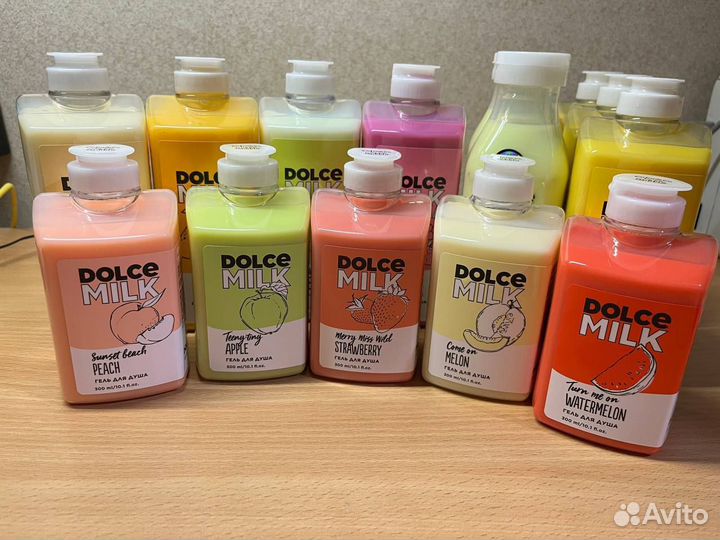 Гель для душа шампунь dolce milk
