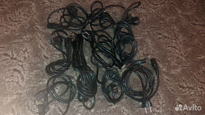 Кабель питания, VGA, DVI-D