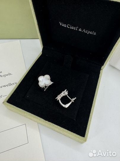 Серьги van cleef magic alhambra