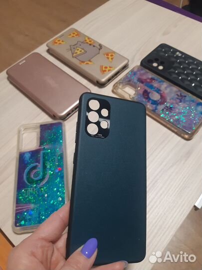 Чехлы на телефон samsung А 32, 6шт