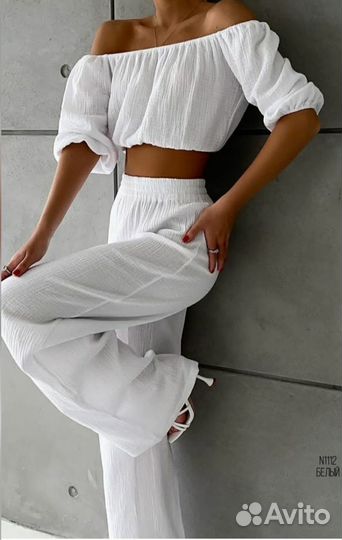 Костюм брюки и Топ