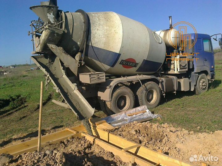 Бетон всех марок с доставкой