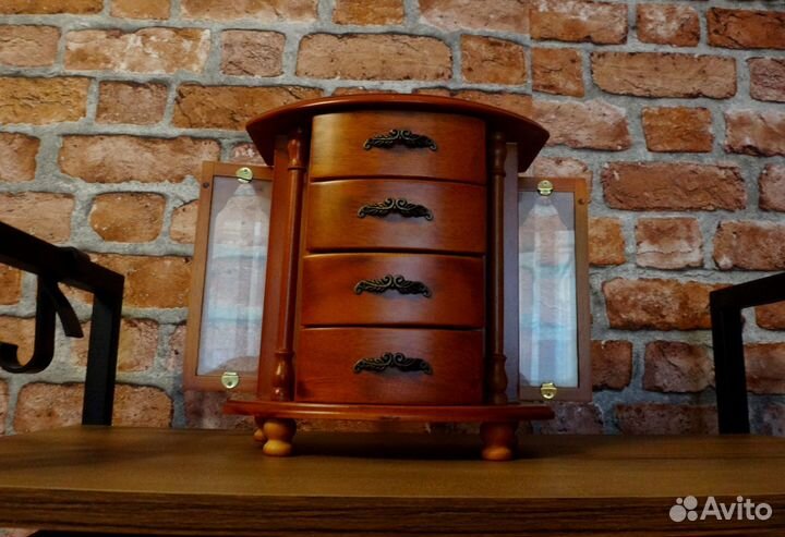 Шкатулка ювелирная большая антикварный стиль