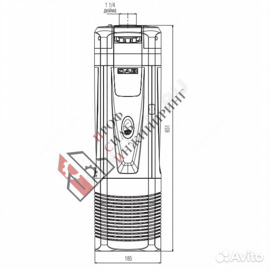 Насос колодезный dtron 3 45/90 230V/50Hz DAB 60188