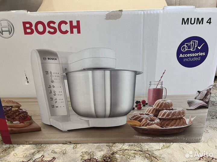 Кухонный комбайн bosch mum 4 новый