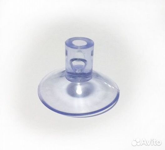 Присоска силиконовая прозрачная 30 мм