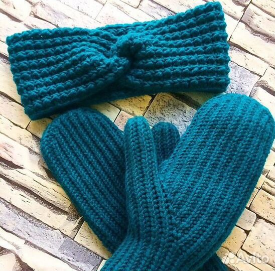 Повязка. Варежки. Рукавицы. Шарфы. Шапки. Снуды