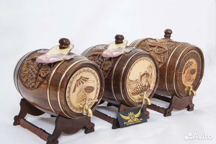 Бочонки для вина и коньяка