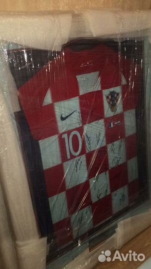 Футболка сборной Хорватии чм-2018 с автографами