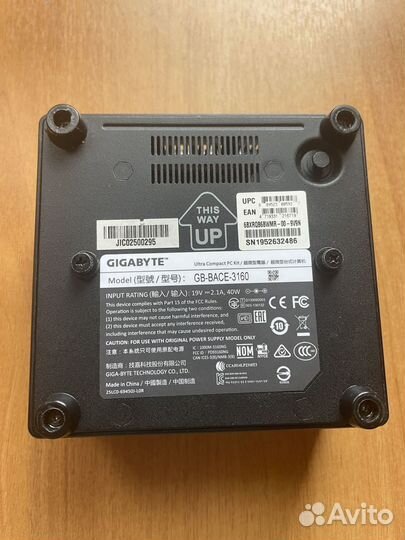 Gigabyte brix,4 ядра/8gb/120 SSD