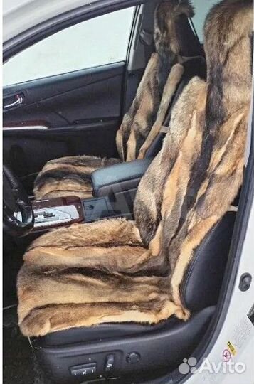 Меховые накидки натуральный волк