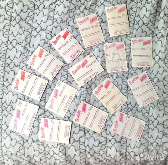 Наклейки Барби