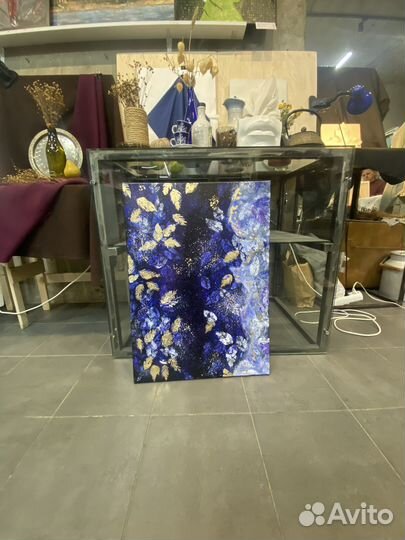 Картина акрилом на холсте, интерьерная живопись