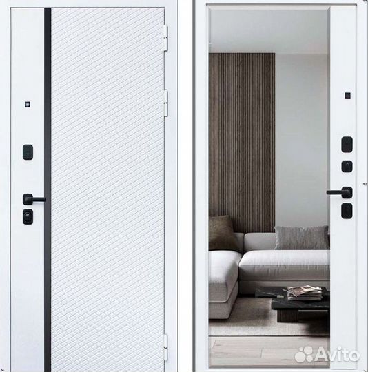 Дверь входная Белая решение для пик