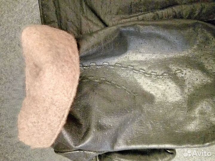 Варежки нат. кожа новые СССР